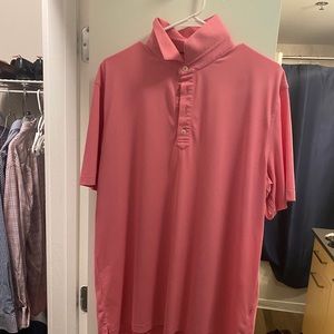 Johnnie O Large Pink Golf Shirt